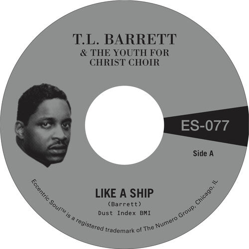 Barrett, Pastor T.L. / Youth for Christ Choir - Like A Ship b/ w Nobody Knows (Indie Exclusive, Gold Vinyl, 7" Single)
