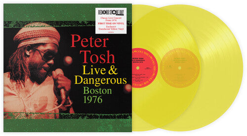 Tosh, Peter - Live & Dangerous: Boston 1976 (Yellow, Clear Vinyl, RSD 2023)