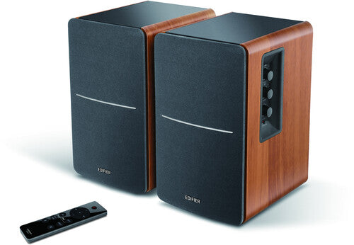 Edifier - R1280DBs Bluetooth 5.0 Wireless Desktop/Bookshelf Speakers -42 Watts (Brown)