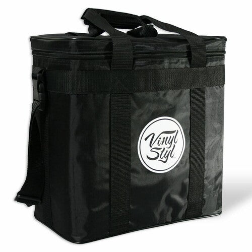 Vinyl Styl - Padded Carrying Case for Records and Portable Turntables (Black)