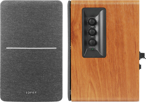 Edifier - R1280DBs Bluetooth 5.0 Wireless Desktop/Bookshelf Speakers -42 Watts (Brown)