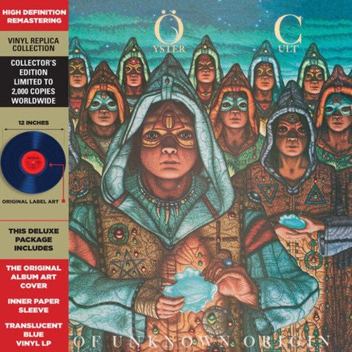 Blue Öyster Cult ‎– Fire of Unknown Origin (Limited Edition, Reissue, Remastered, Blue Translucent Vinyl) (Pre-Loved) - M - Blue Oyster Cult - Fire Of Unknown Origin - LP's - Yellow Racket Records