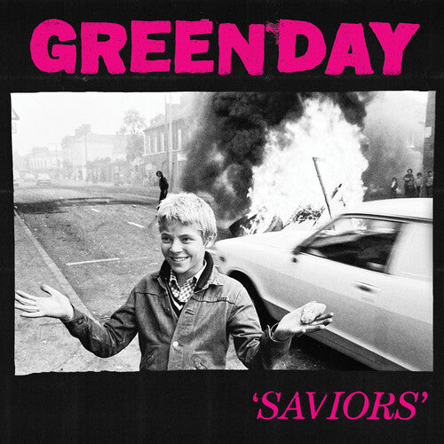 Green Day - Saviors (Indie Exclusive, Pink, Black Vinyl)