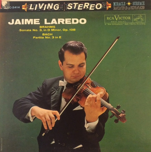 Laredo, Jaime - Brahms / Bach ‚Äì Sonata No. 3 In D Minor, Op. 108 / Partita No. 3 In E (Pre-Loved)