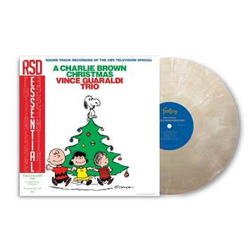 Guaraldi, Vince - Charlie Brown Christmas (RSD Essential, Snowstorm Vinyl) + Snow Day Coffee (12oz. Whole Bean Roast from New Wave Coffee Roasters) - Guaraldi, Vince - Charlie Brown Christmas (RSD Essential, Snowstorm Vinyl) + Snow Day Coffee (Whole Bean Roast from New Wave Coffee Roasters) - Vinyl LP's - Yellow Racket Records