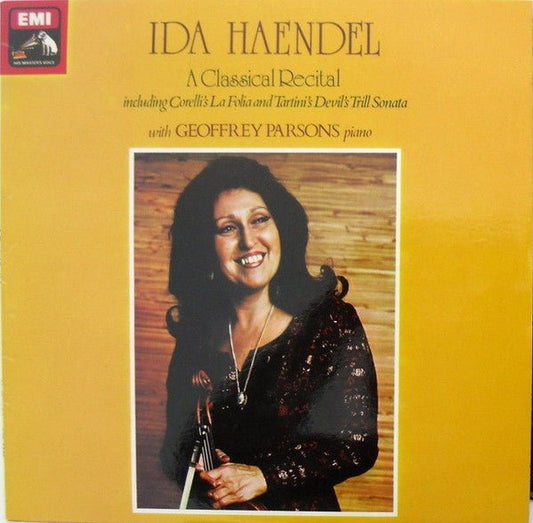 Haendel, Ida, Geoffrey Parsons – A Classical Recital (Quadraphonic) (Pre-Loved) - VG+ - Haendel, Ida, Geoffrey Parsons – A Classical Recital (Quadraphonic) - LP's - Yellow Racket Records