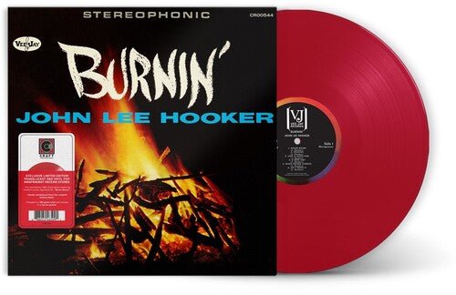 Hooker, John Lee - Burnin' (60th Anniversary) (Indie Exclusive, Limited Edition, Clear Red, 180 Gram Vinyl) - 888072465091 - LP's - Yellow Racket Records