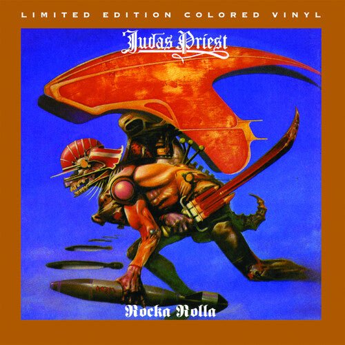 Judas Priest - Rocka Rolla (Translucent Grape with Opaque White, Black Splatter) - 634164642815 - LP's - Yellow Racket Records