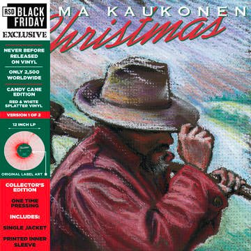 Kaukonen, Jorma - Christmas Candy Cane Edition (2 Of 2, RSD Black Friday 2021) - 819514012214 - LP's - Yellow Racket Records