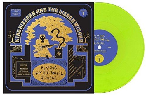 King Gizzard & the Lizard Wizard - Flying Microtonal Banana (Blue, Color Vinyl, Gold) - 880882286910 - LP's - Yellow Racket Records