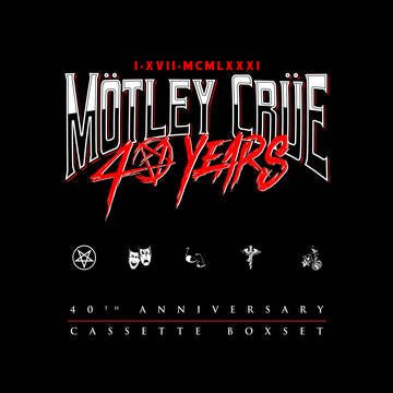 Motley Crue - 40th Anniversary Cassette Boxset (Box) (RSD 2021) - 876931071156 - Cassettes - Yellow Racket Records