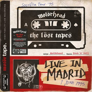 Motorhead - The Lost Tapes Vol.1 (Live In Madrid 1995) (RSD Black Friday 2021) - 4050538686289 - LP's - Yellow Racket Records