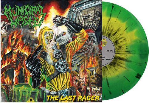 Municipal Waste - Last Rager (Yellow, Green, Black) - 727361516932 - LP's - Yellow Racket Records