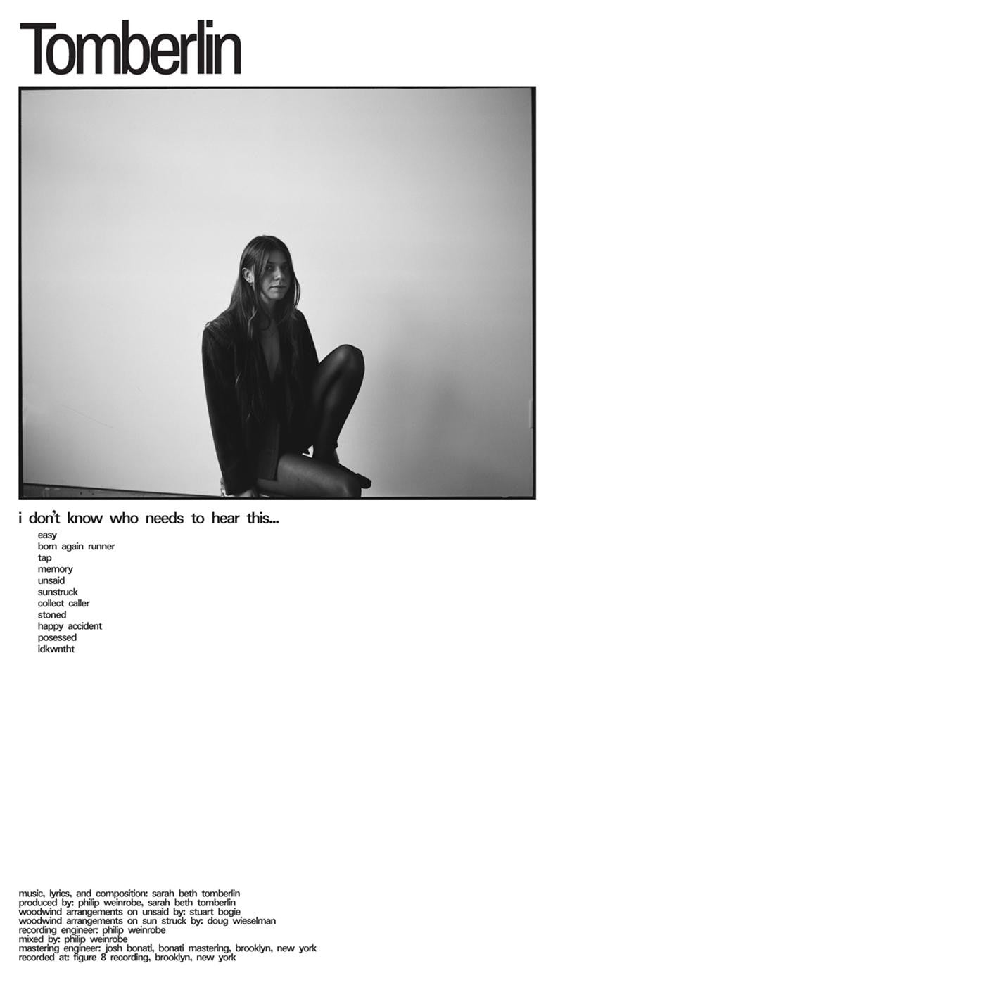 Tomberlin - i don‚Äôt know who needs to hear this... (Indie Exclusive, Transparent Orange Vinyl) - 648401027778 - Vinyl LP's - Yellow Racket Records