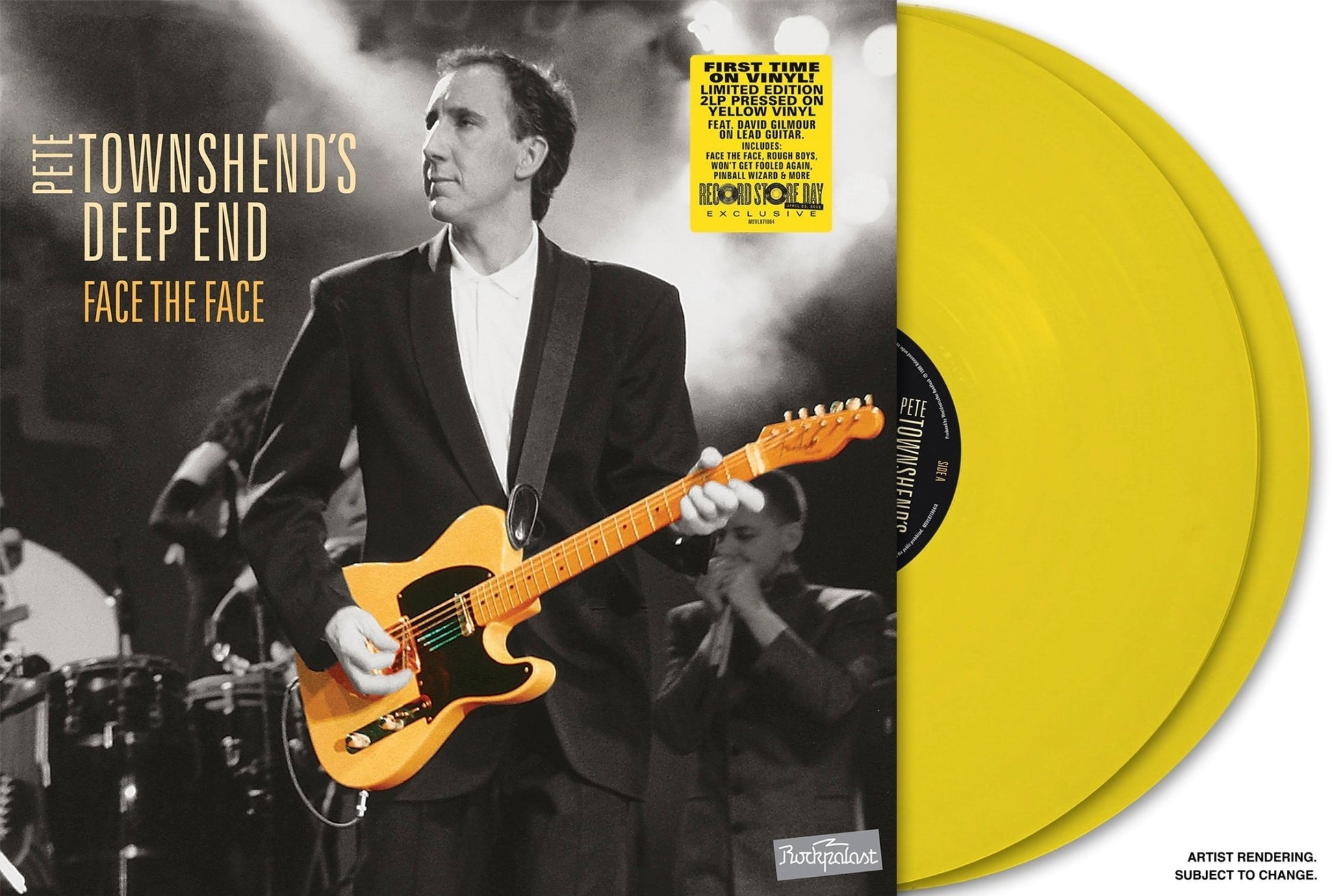 Townshend, Pete - Face The Face (Record Store Day 2022, 2 x Vinyl, Limited Edition, Reissue, Gatefold, Yellow Vinyl) (Pre - Loved) - NM - Townshend, Pete - Face the Face (Yellow Vinyl, RSD 2022) - Vinyl LP's - Yellow Racket Records