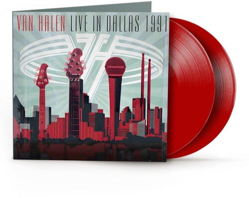 Van Halen - Live In Dallas 1991 (2LP, Etched, Red Vinyl) (RSD Black Friday 2024) - 081227814717 - Vinyl LP's - Yellow Racket Records