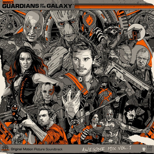 Various - Guardians Of The Galaxy: Awesome Mix Vol. 1 (Original Motion Picture Soundtrack) (Limited Edition, Purple/White Marbled Vinyl) (Pre-Loved)