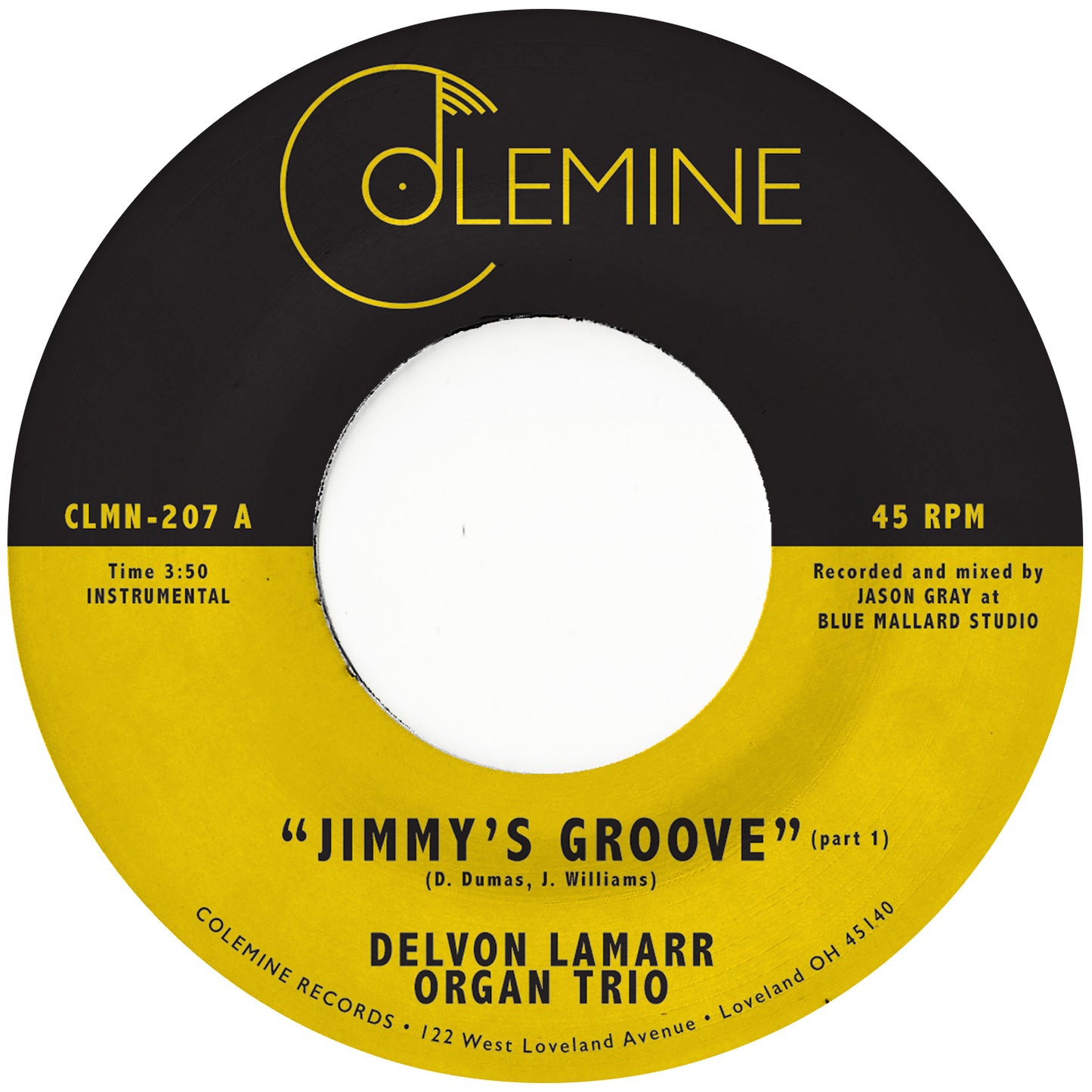 Delvon Lamarr Organ Trio - Jimmy's Groove (Pink Vinyl, 7" Single)