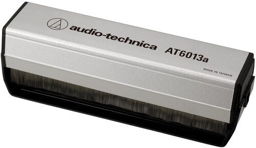 Audio Technica - AT6013A Carbon Fiber Dual Action Anti-Static Record Cleaner Brush (Silver/Black)