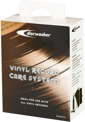 Discwasher - RD2007Z D4+ Record Care System With Brush and Fluid (Gift Box)