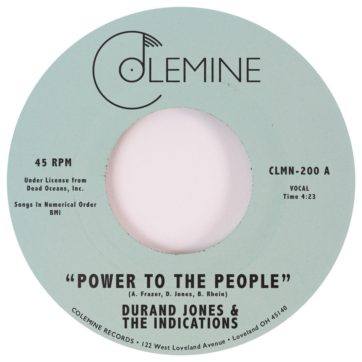 Durand Jones & the Indications - Power to the People (7" Single)