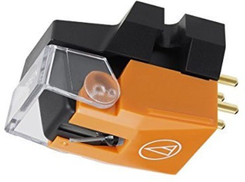 Audio Technica - VM530EN Dual Moving Magnet Phono Cartridge with Elliptical Stylus includes Mounting Hardware (Black/Orange) - 4961310137557 - Turntable Parts - Yellow Racket Records