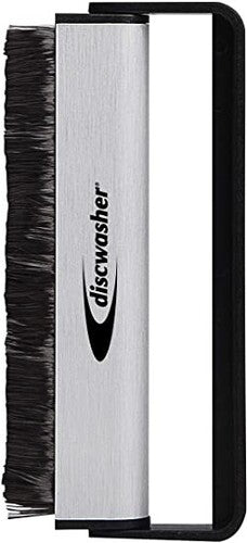 Discwasher - RDCFBZ Carbon Fiber Vinyl Record Cleaning Anti-Static Brush (Silver)