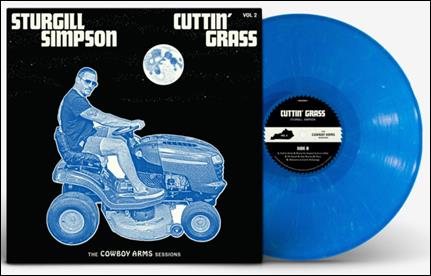 Simpson, Sturgill - Cuttin’ Grass Vol. 2 (Cowboy Arms Sessions) (Indie Exclusive, Opaque Blue With White Swirl Vinyl) - 787790344254 - LP's - Yellow Racket Records