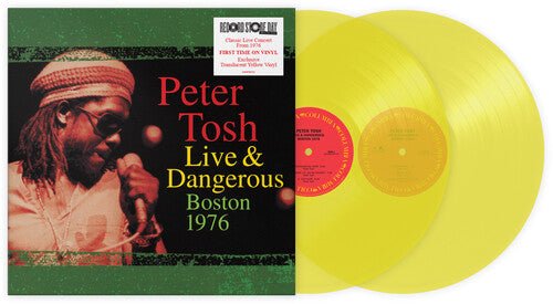 Tosh, Peter - Live & Dangerous: Boston 1976 (Yellow, Clear Vinyl, RSD 2023) - 194399784716 - LP's - Yellow Racket Records