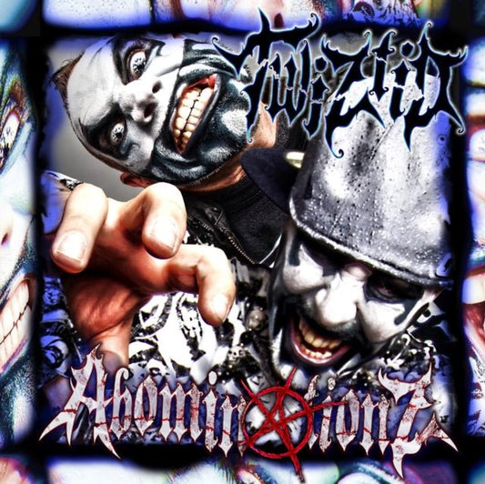 Twiztid - Abominationz (Twiztid 25th Anniversary)(Limited Edition, Clear Vinyl, Red, Black) - 192641682773 - LP's - Yellow Racket Records