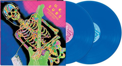 UK Subs - Endangered Species (Translucent Blue Vinyl, Bonus Tracks, Booklet, Reissue) - 889466258510 - LP's - Yellow Racket Records