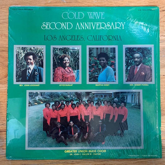 Various ‎– Cold Wave Second Anniversary (Pre-Loved) - M - Various ‎– Cold Wave Second Anniversary - LP's - Yellow Racket Records